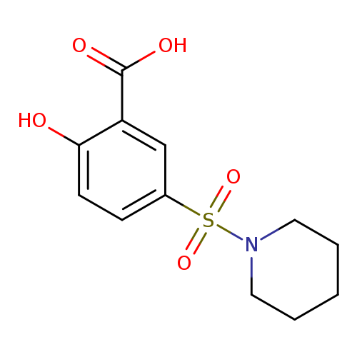 2-Hydroxy-5-(piperidin-1-ylsulfonyl)benzoic acid