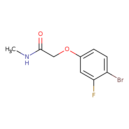 2-(4-Bromo-3-fluorophenoxy)-n-methylacetamide