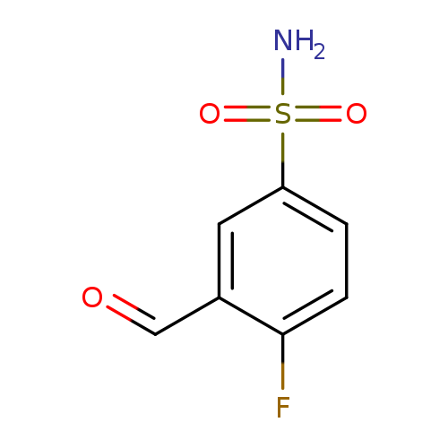 4-fluoro-3-formylbenzene-1-sulfonamide