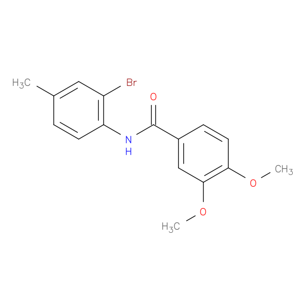 N-(2-bromo-4-methylphenyl)-3,4-dimethoxybenzamide
