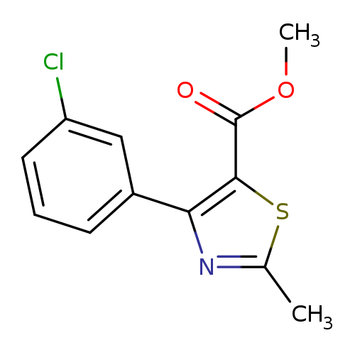 Methyl 4-(3-chlorophenyl)-2-methylthiazole-5-carboxylate
