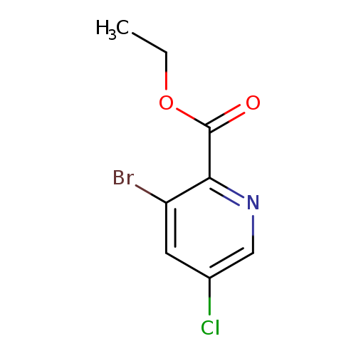 2-Pyridinecarboxylic acid, 3-bromo-5-chloro-, ethyl ester