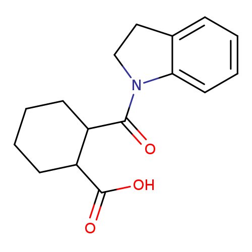2-(2,3-dihydro-1H-indole-1-carbonyl)cyclohexane-1-carboxylic acid