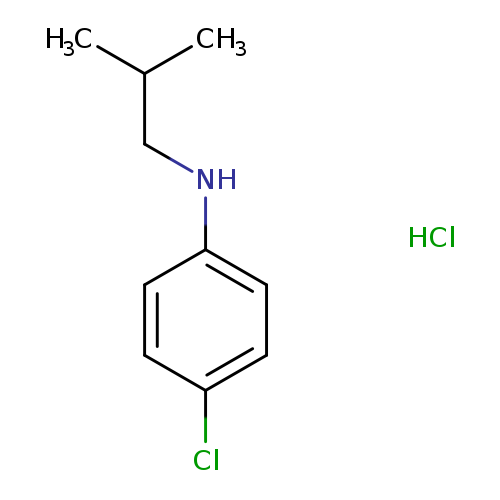 4-chloro-N-(2-methylpropyl)aniline hydrochloride