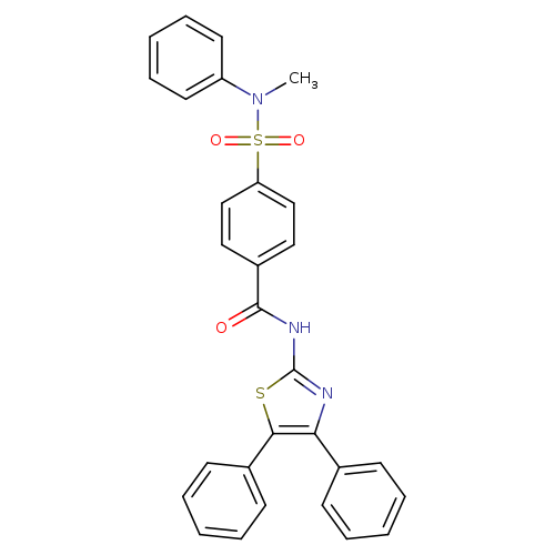 N-(4,5-diphenyl-1,3-thiazol-2-yl)-4-[methyl(phenyl)sulfamoyl]benzamide