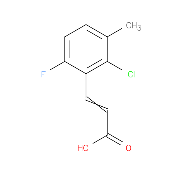 3-(2-Chloro-6-fluoro-3-methylphenyl)acrylic acid