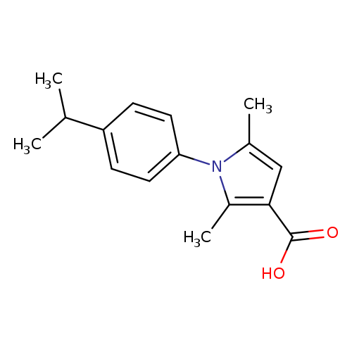 1-(4-Isopropylphenyl)-2,5-dimethyl-1H-pyrrole-3-carboxylic acid