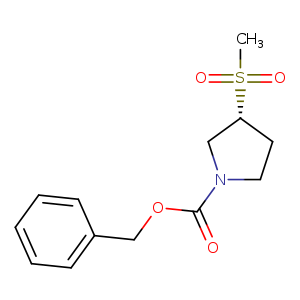 benzyl (3R)-3-methanesulfonylpyrrolidine-1-carboxylate
