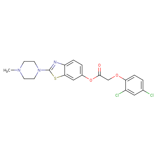 2-(4-methylpiperazin-1-yl)-1,3-benzothiazol-6-yl 2-(2,4-dichlorophenoxy)acetate