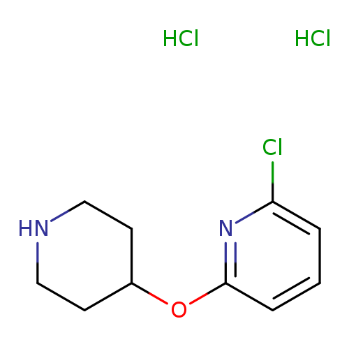2-Chloro-6-(piperidin-4-yloxy)-pyridine dihydrochloride