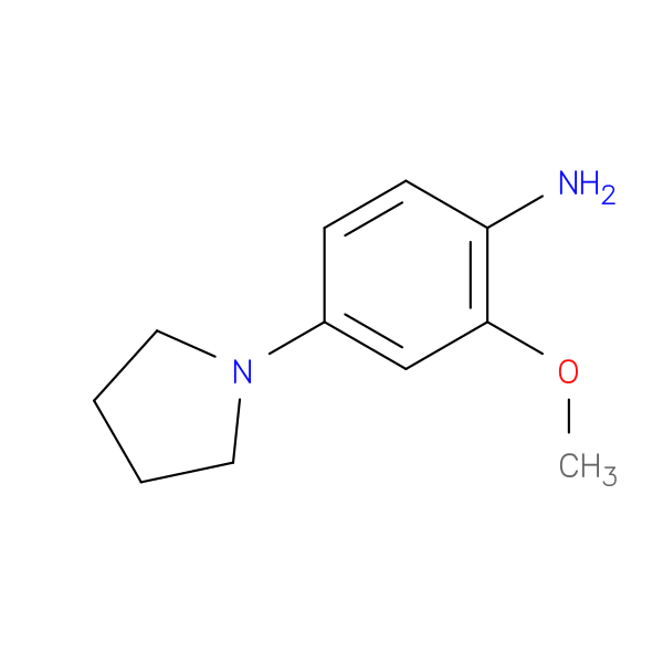 2-methoxy-4-(pyrrolidin-1-yl)aniline