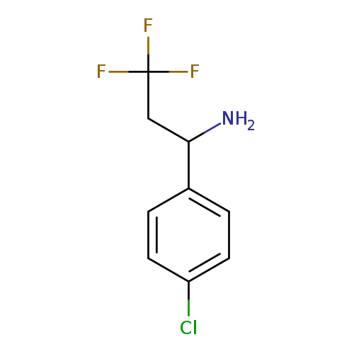 1-(4-chlorophenyl)-3,3,3-trifluoropropan-1-amine