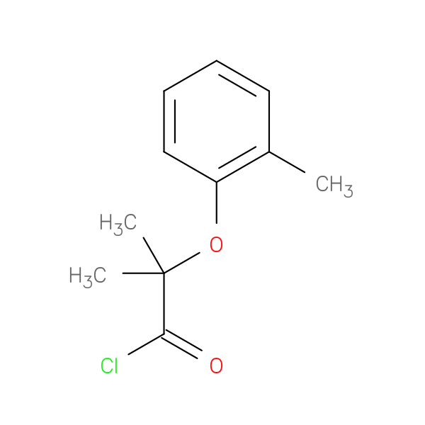 2-Methyl-2-(2-methylphenoxy)propanoyl chloride
