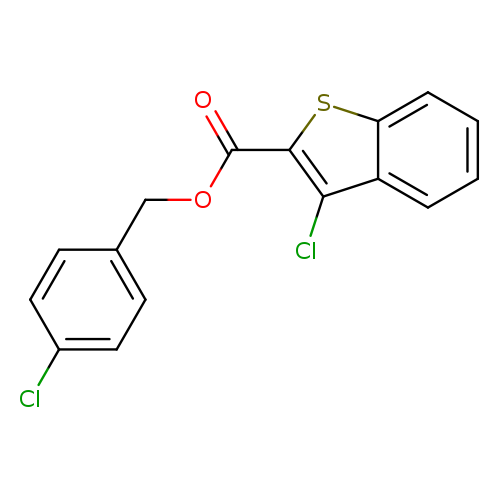 4-chlorobenzyl 3-chloro-1-benzothiophene-2-carboxylate
