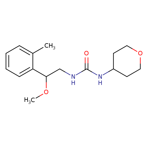 3-[2-methoxy-2-(2-methylphenyl)ethyl]-1-(oxan-4-yl)urea
