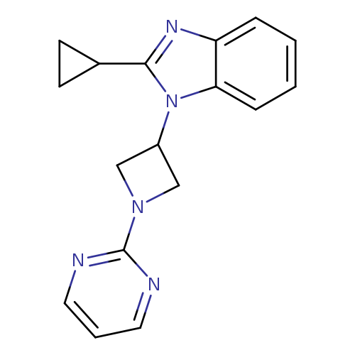 2-cyclopropyl-1-[1-(pyrimidin-2-yl)azetidin-3-yl]-1H-1,3-benzodiazole