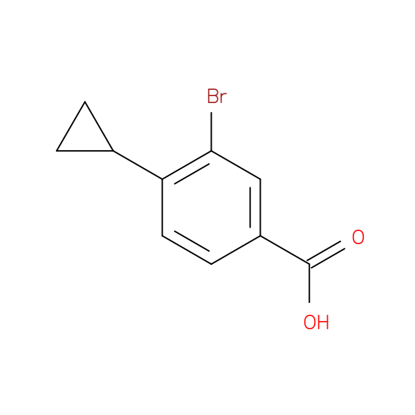 3-Bromo-4-cyclopropylbenzoic acid