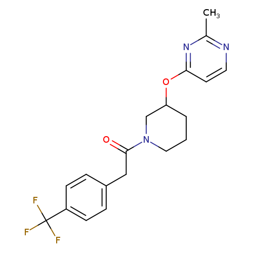 1-{3-[(2-methylpyrimidin-4-yl)oxy]piperidin-1-yl}-2-[4-(trifluoromethyl)phenyl]ethan-1-one