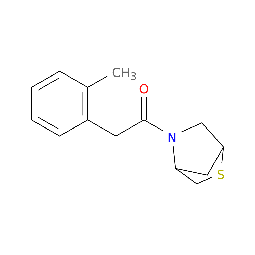 2-(2-methylphenyl)-1-{2-thia-5-azabicyclo[2.2.1]heptan-5-yl}ethan-1-one