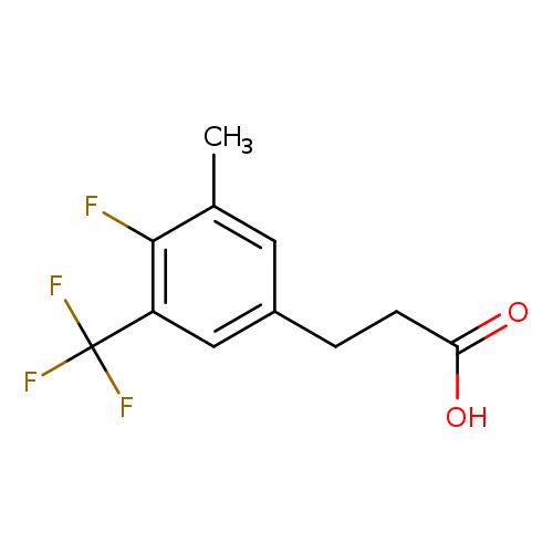 3-(4-Fluoro-3-methyl-5-(trifluoromethyl)phenyl)propanoic acid