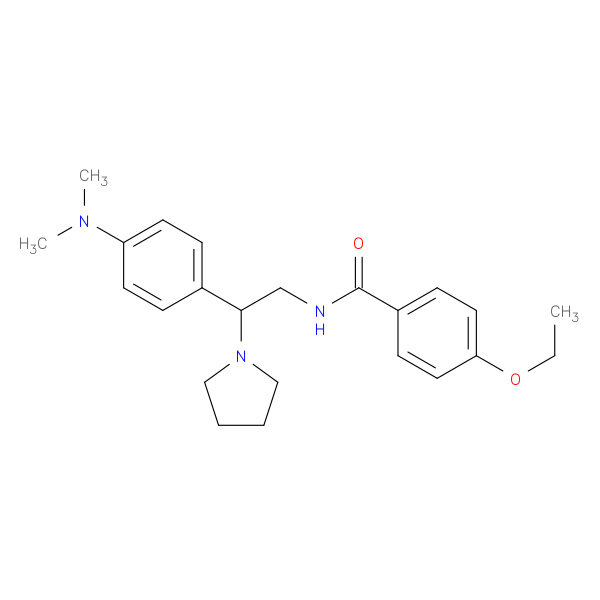 N-{2-[4-(dimethylamino)phenyl]-2-(pyrrolidin-1-yl)ethyl}-4-ethoxybenzamide