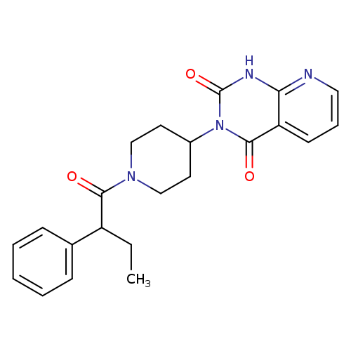 3-[1-(2-phenylbutanoyl)piperidin-4-yl]-1H,2H,3H,4H-pyrido[2,3-d]pyrimidine-2,4-dione