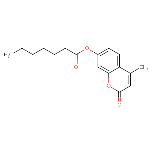 HEPTANOIC ACID, 4-METHYL-2-OXO-2H-1-BENZOPYRAN-7-YL ESTER