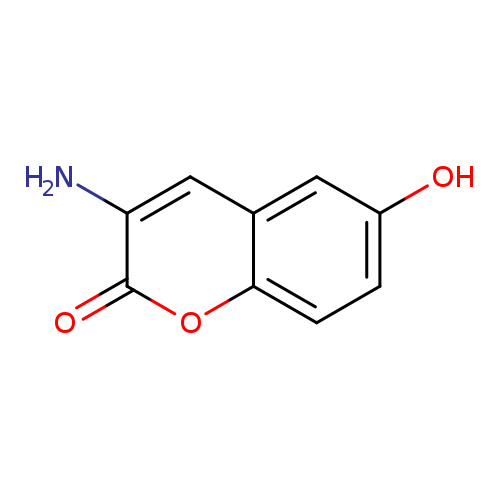 2H-1-Benzopyran-2-one, 3-amino-6-hydroxy-