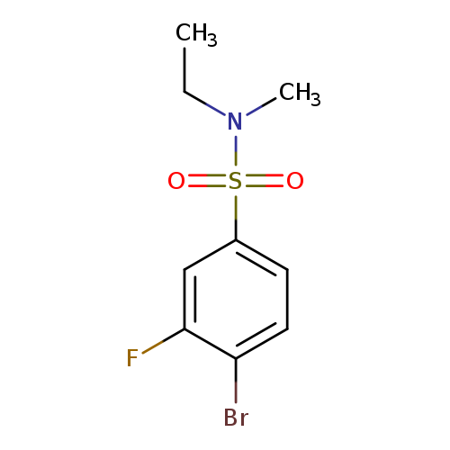 4-Bromo-N-ethyl-3-fluoro-N-methylbenzene-1-sulfonamide