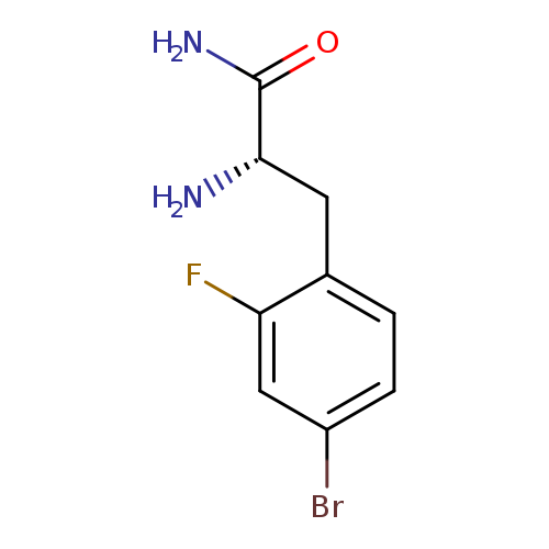 (2S)-2-amino-3-(4-bromo-2-fluoro-phenyl)propanamide