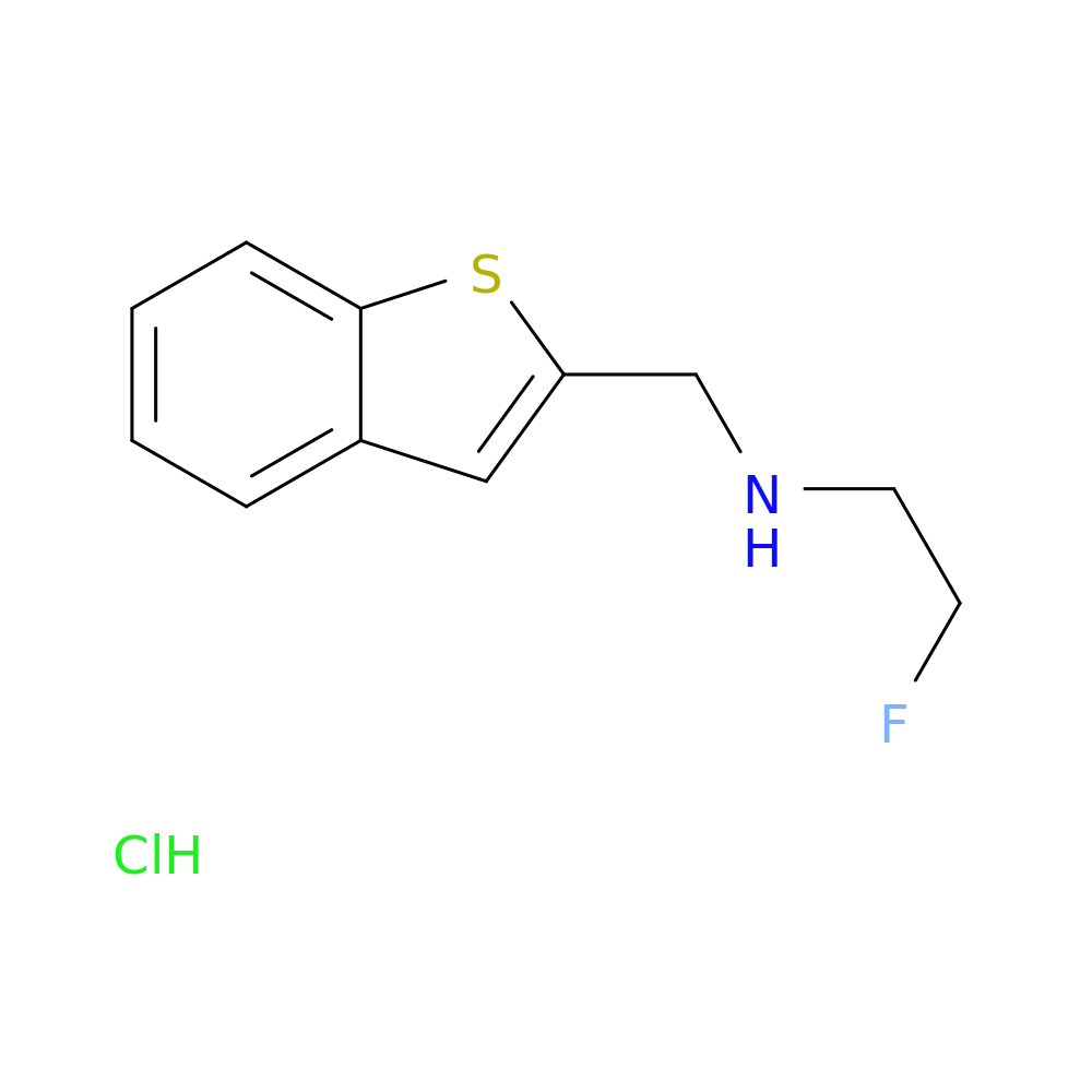 [(1-benzothiophen-2-yl)methyl](2-fluoroethyl)amine hydrochloride