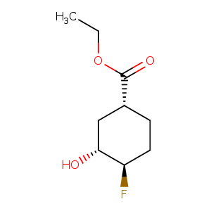 ethyl (1R,3R,4R)-4-fluoro-3-hydroxycyclohexane-1-carboxylate