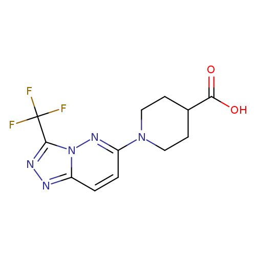 1-[3-(Trifluoromethyl)[1,2,4]triazolo[4,3-b]pyridazin-6-yl]piperidine-4-carboxylic acid