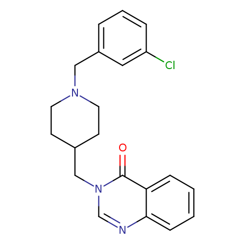 3-({1-[(3-chlorophenyl)methyl]piperidin-4-yl}methyl)-3,4-dihydroquinazolin-4-one