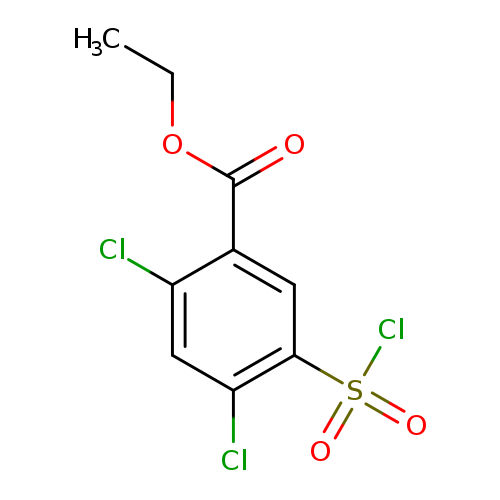 Ethyl 2,4-dichloro-5-(chlorosulfonyl)benzoate