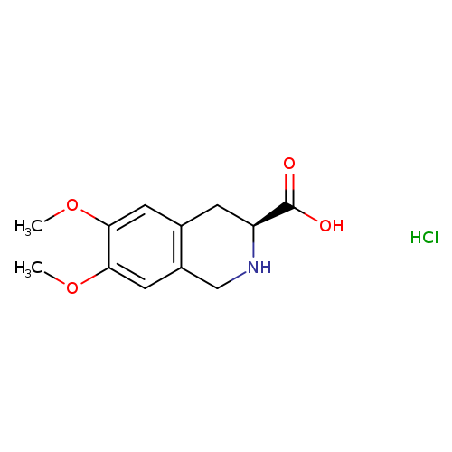 (S)-6,7-Dimethoxy-1,2,3,4-tetrahydroisoquinoline-3-carboxylic acid hydrochloride