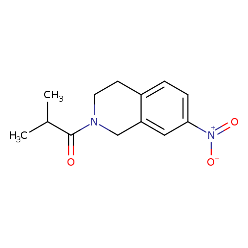 2-methyl-1-(7-nitro-1,2,3,4-tetrahydroisoquinolin-2-yl)propan-1-one