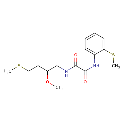 N-[2-methoxy-4-(methylsulfanyl)butyl]-N'-[2-(methylsulfanyl)phenyl]ethanediamide