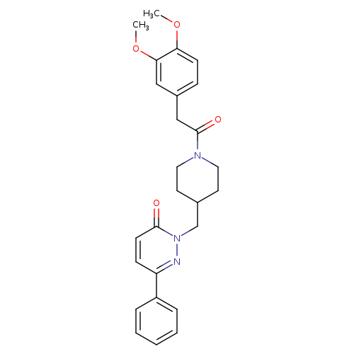 2-({1-[2-(3,4-dimethoxyphenyl)acetyl]piperidin-4-yl}methyl)-6-phenyl-2,3-dihydropyridazin-3-one