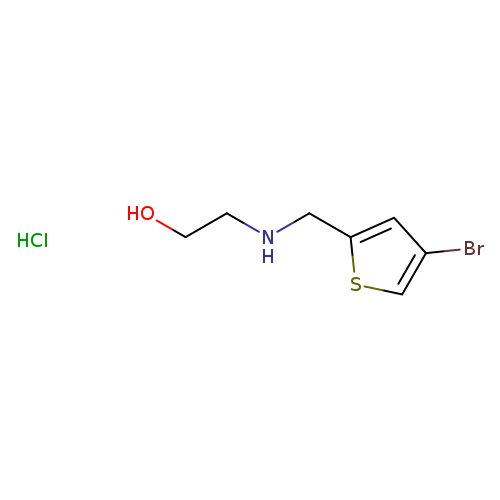 2-{[(4-bromothiophen-2-yl)methyl]amino}ethan-1-ol hydrochloride