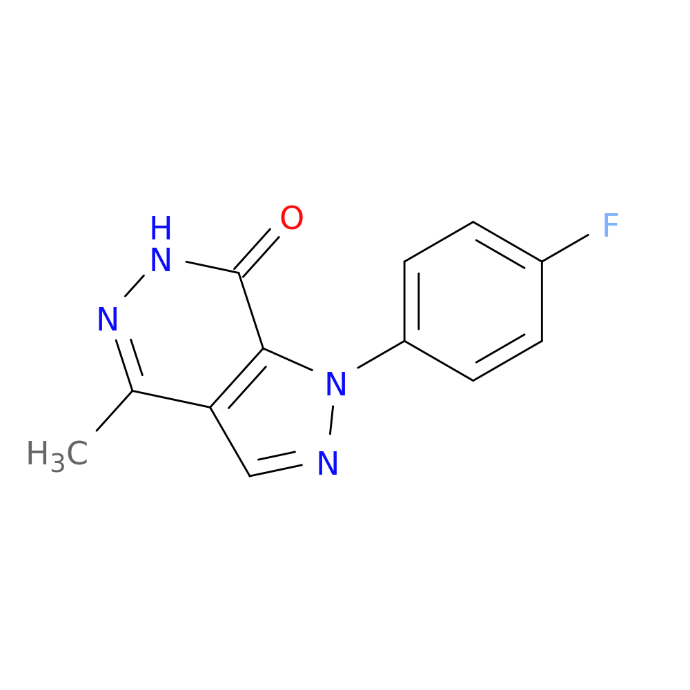 1-(4-Fluorophenyl)-4-methyl-1,6-dihydro-7h-pyrazolo[3,4-d]pyridazin-7-one