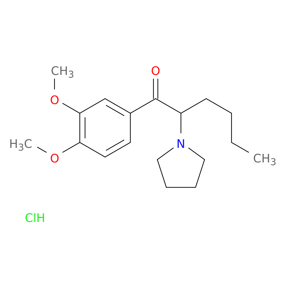 1-(3,4-dimethoxyphenyl)-2-(pyrrolidin-1-yl)hexan-1-one,monohydrochloride