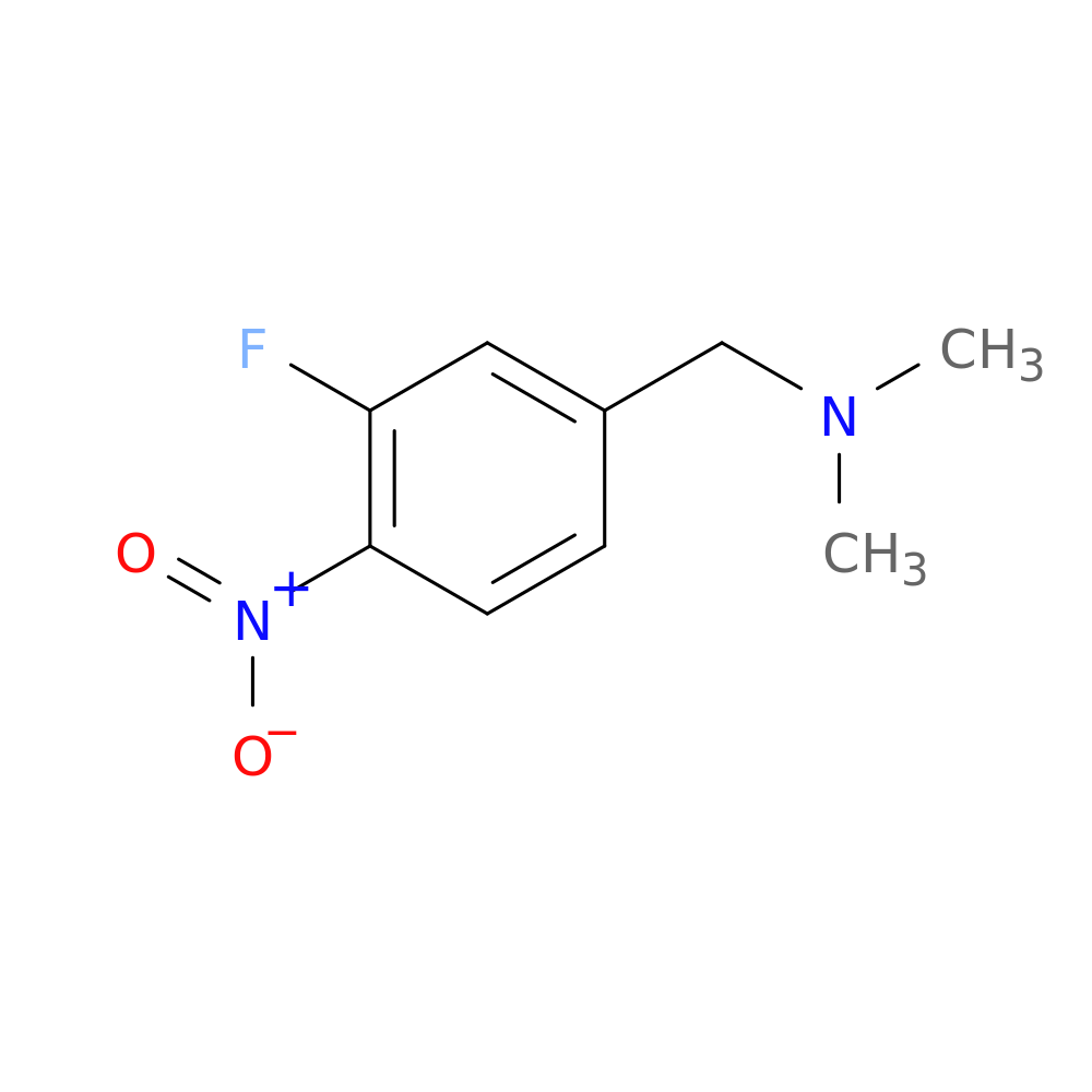 [(3-fluoro-4-nitrophenyl)methyl]dimethylamine