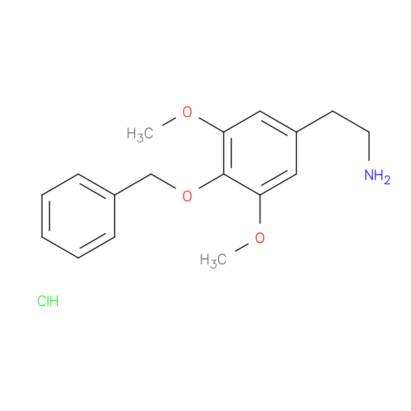2-[4-(benzyloxy)-3,5-dimethoxyphenyl]ethan-1-amine hydrochloride