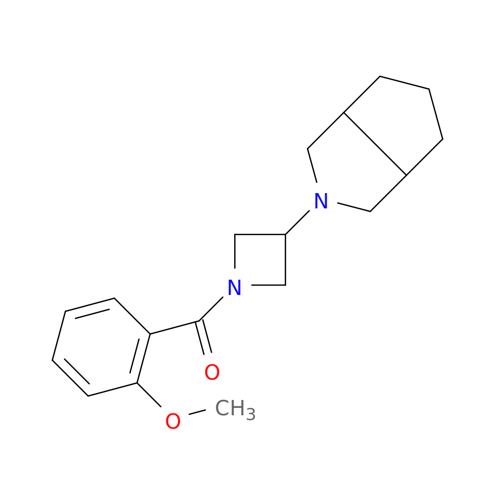 1-(2-methoxybenzoyl)-3-{octahydrocyclopenta[c]pyrrol-2-yl}azetidine