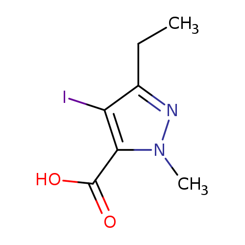 3-Ethyl-4-iodo-1-methyl-1h-pyrazole-5-carboxylic acid