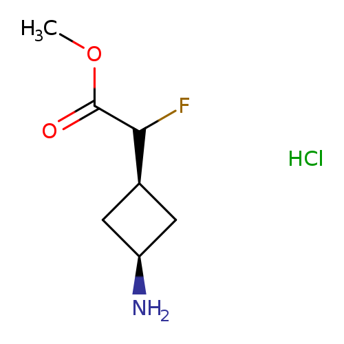 methyl2-fluoro-2-[(1s,3s)-3-aminocyclobutyl]acetatehydrochloride,cis