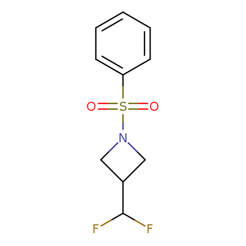 1-(benzenesulfonyl)-3-(difluoromethyl)azetidine