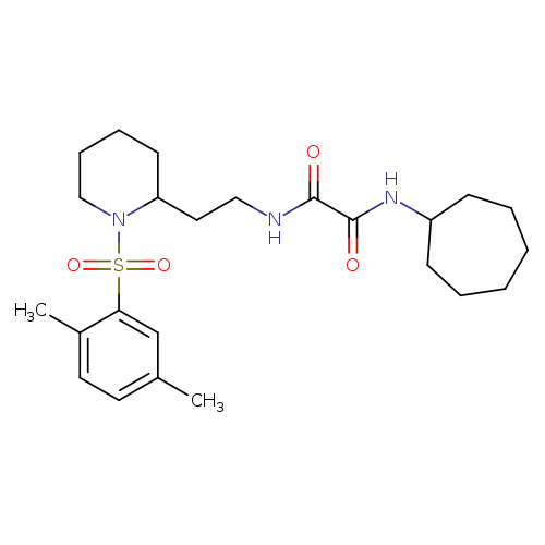 N'-cycloheptyl-N-{2-[1-(2,5-dimethylbenzenesulfonyl)piperidin-2-yl]ethyl}ethanediamide