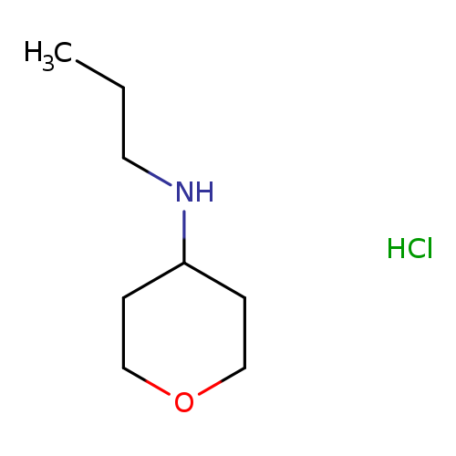2H-Pyran-4-amine, tetrahydro-N-propyl-, hydrochloride (1:1)